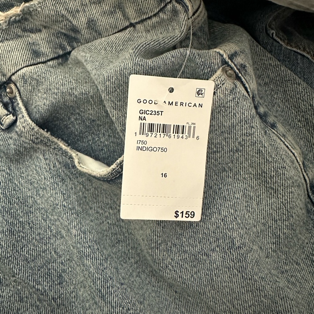 Good American Good Icon Straight Jeans